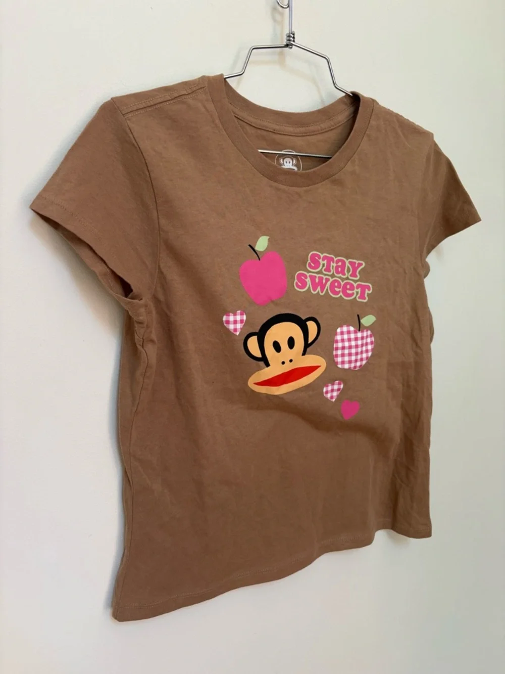 NWOT Urban Outfitters Paul Frank Stay Sweet Graphic Baby Tee Size Large - Picture 8 of 11